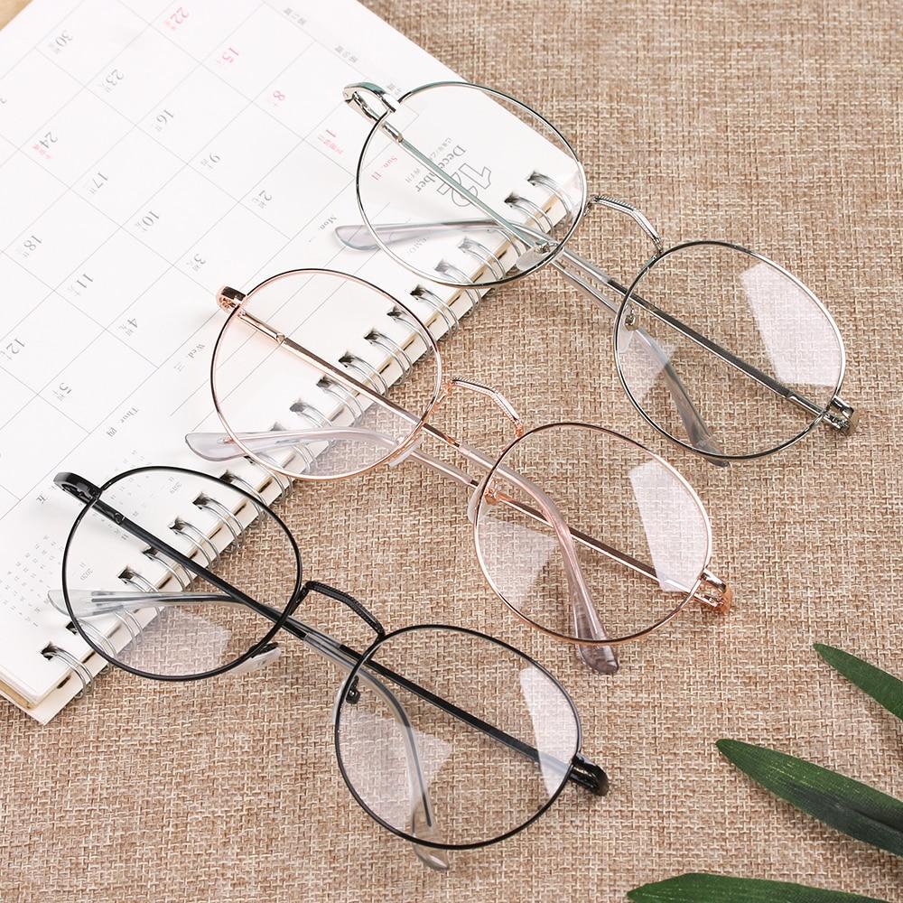 New Stylish Eyeglasses Round Metal Frame Reading Glasses Eyewear Vintage Women Men - Unique and Classy