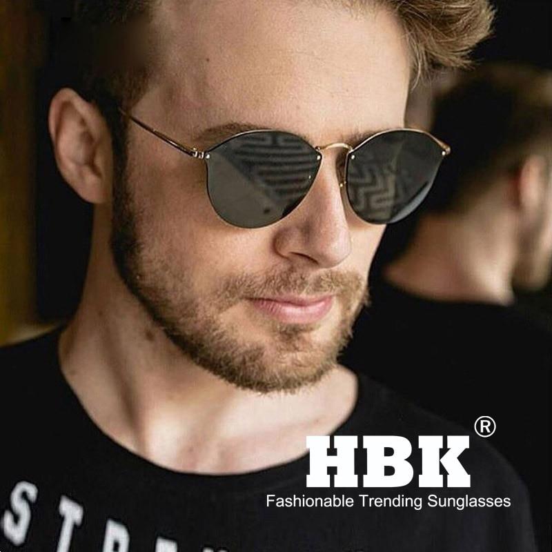 Stylish Rimless Cool Round Sunglasses For Men And Women Unique and Cl UNIQUE CLASSY