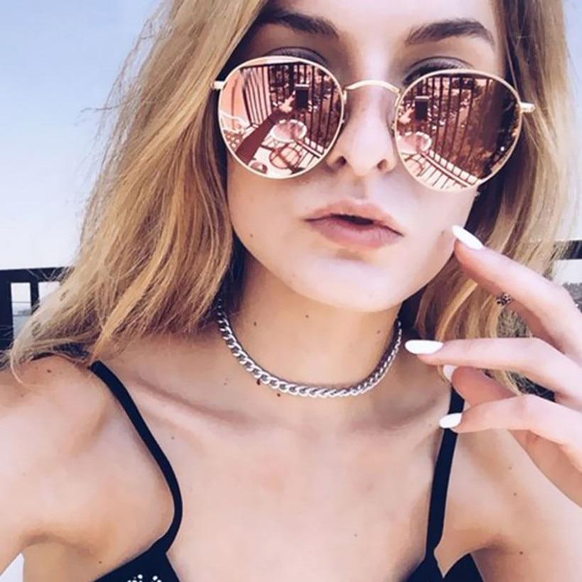 Celebrity Round Mirror Sunglasses For Men And Women Unique and Classy