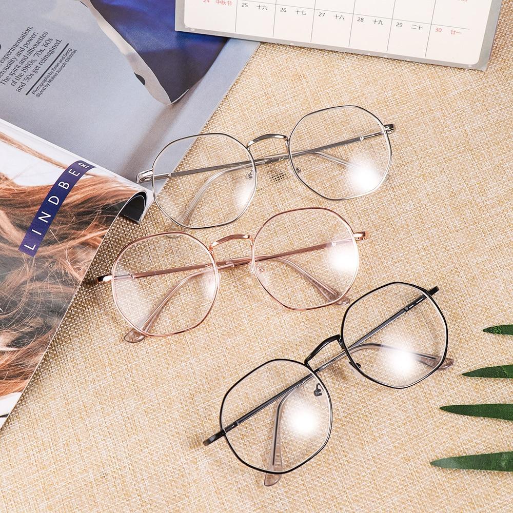 New Hexagon Eyeglasses Frame Reading Glasses Eyewear Men and Women