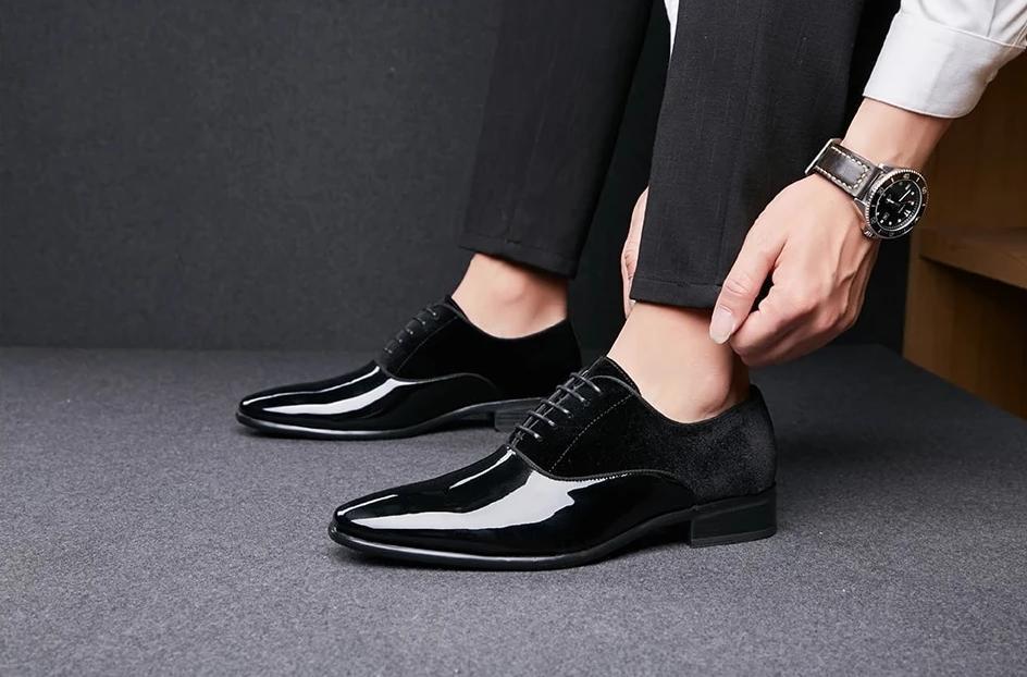 Prom Shoes Casual Shoes Party Shoes 2019 Men Black Formal Shoes At