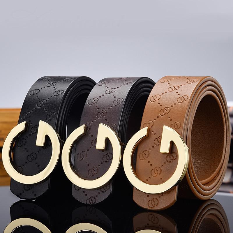 Luxury Design High Quality Genuine Leather Belt For Men-Unique and Classy - Brown