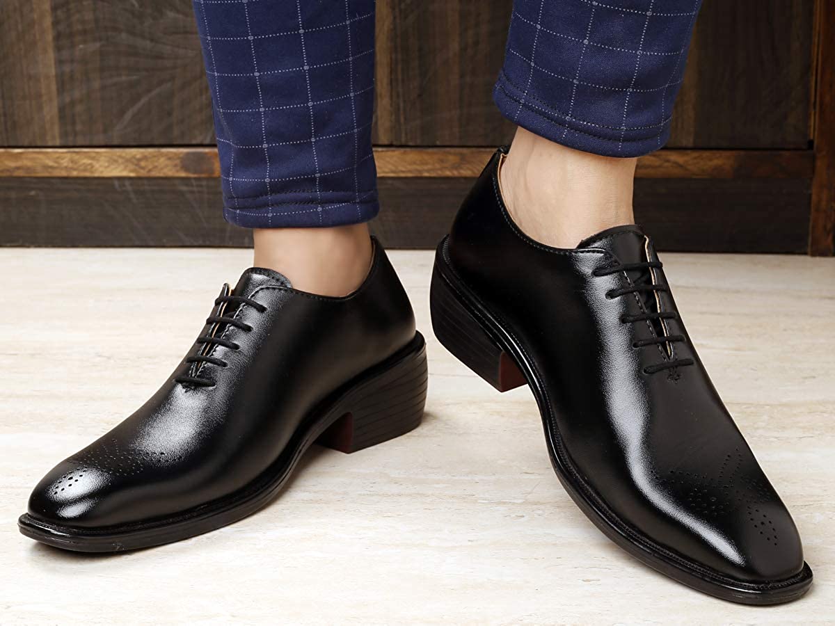 New Arrival Black Height Increasing Casual, Formal And Party Wear Shoes-Unique and Classy