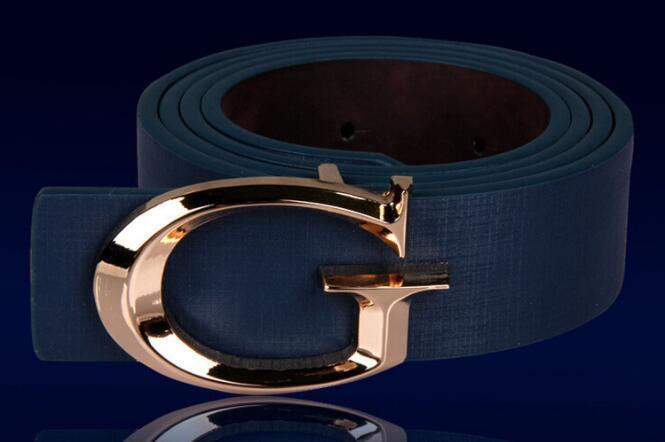 Luxury Design Gold G-shaped Buckle Belt For Men-Unique and Classy