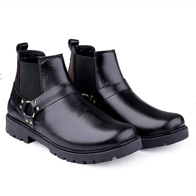 New Arrival Casual Ring Chelsea Slip-On Ankle Boot For Men's-UniqueandClassy