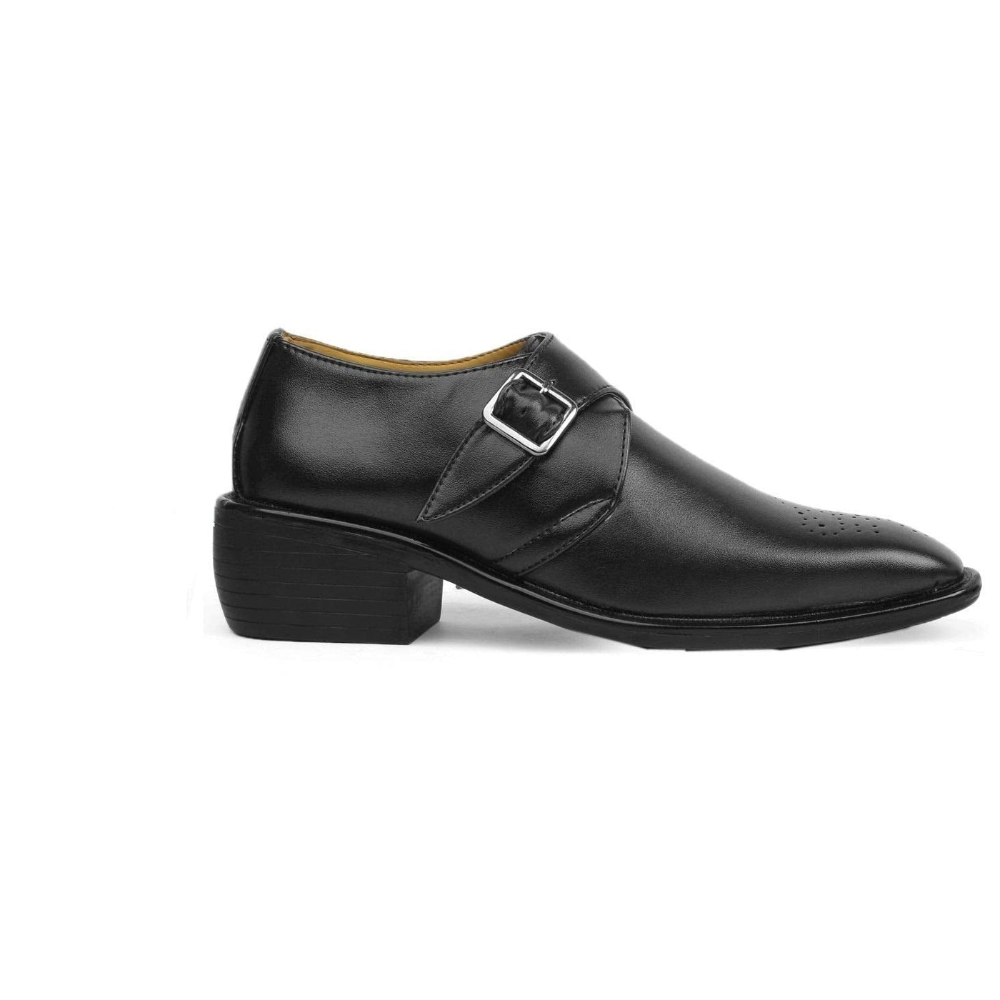 Classy Casual And Formal Black Moccasin Monk Slip-on Shoes For Men-Unique and Classy