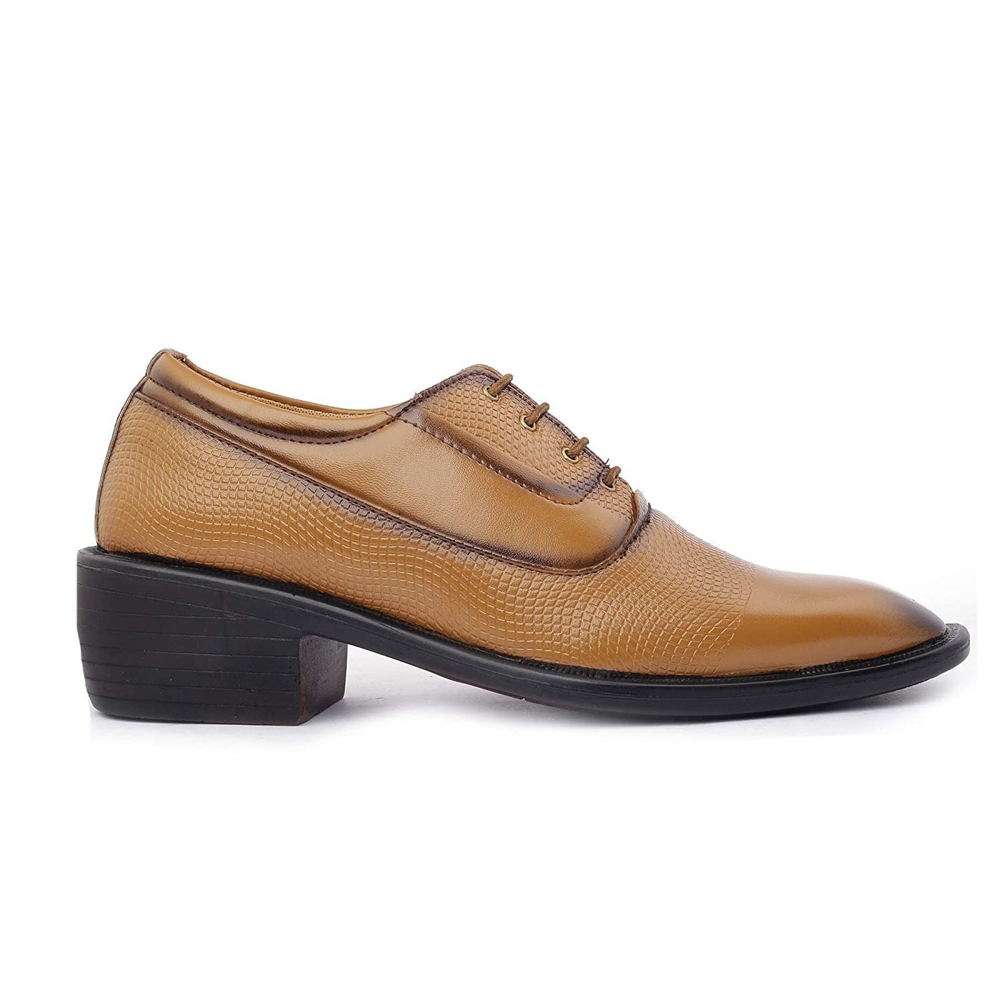 Classy Casual And Formal Business Wear Tan Lace-Up Shoes-Unique and Classy