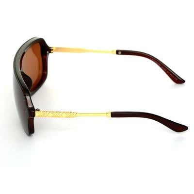 Rectangle Brown And Black Sunglasses For Men And Women-Unique and Classy
