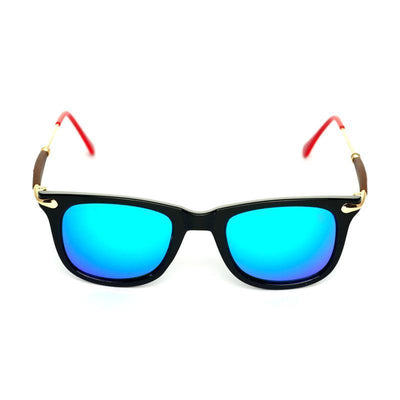 Way Oval Blue And Gold Sunglasses For Men And Women-Unique and Classy