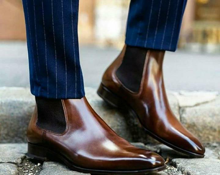 Brand New Men's Chelsea Boot Genuine Calf Bottom Shoes -Unique and Classy