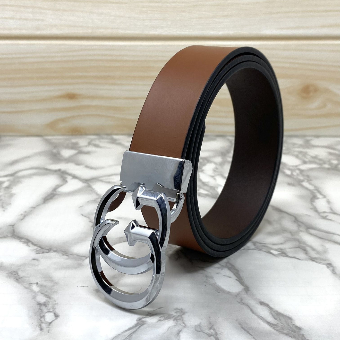 Stylish New Arrival GG Letter Pure Leather Belt-UniqueandClassy