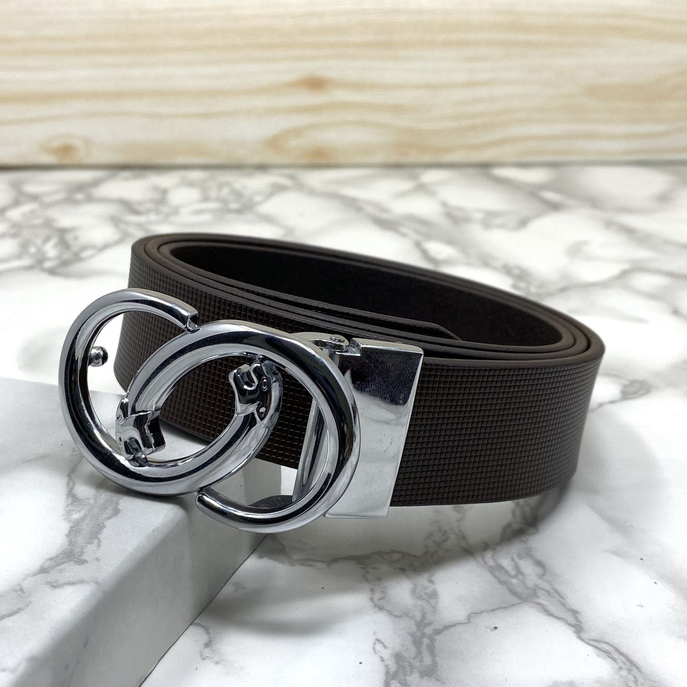 Classic Jaguar Design Leather Strap Belt-UniqueandClassy