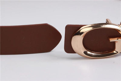 Designer Casual G-Shape Leather Belt For Men-Unique and Classy