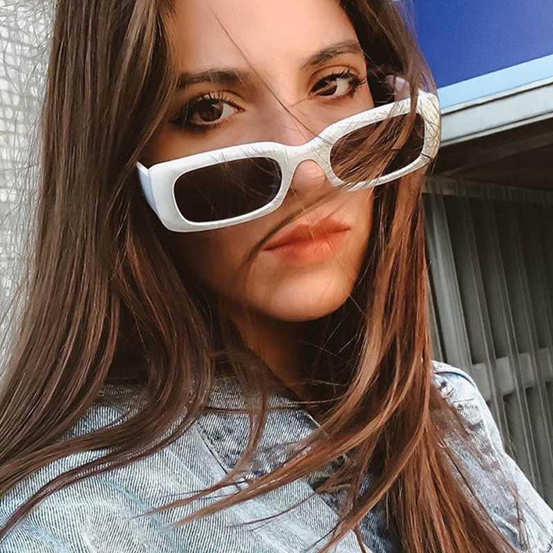 Square Sunglasses Brand Travel Small Rectangle Sunglasses Men