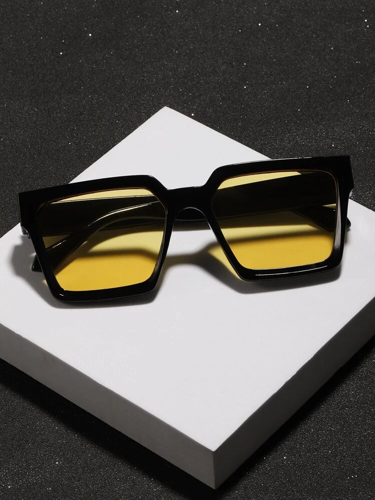 New Fashion Punk Square Sunglasses For Unisex-Unique and Classy