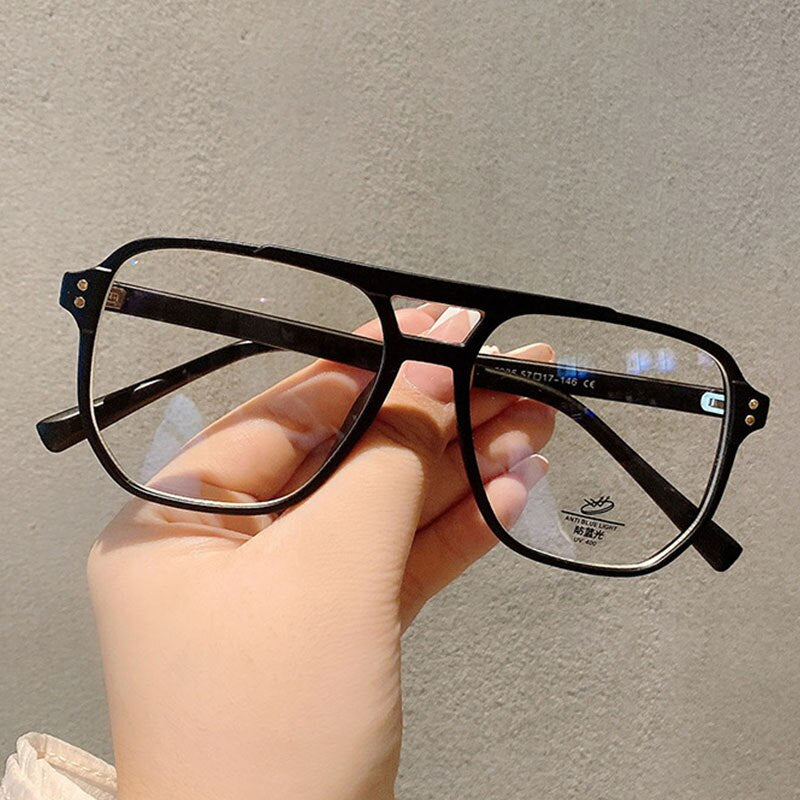 New Oversize Anti Blue Ray Glasses For Men And Women-SunglassesCraft