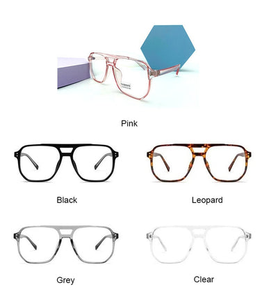 New Oversize Anti Blue Ray Glasses For Men And Women-SunglassesCraft