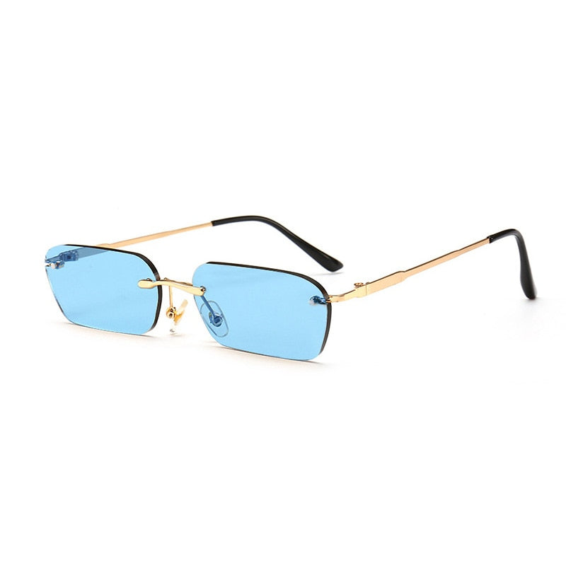 Rimless Vintage Sunglasses For Men And Women-SunglassesCraft