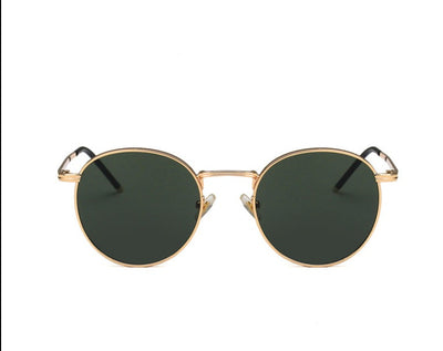 New Trendy Round Metal Frame For Men And Women-SunglassesCraft