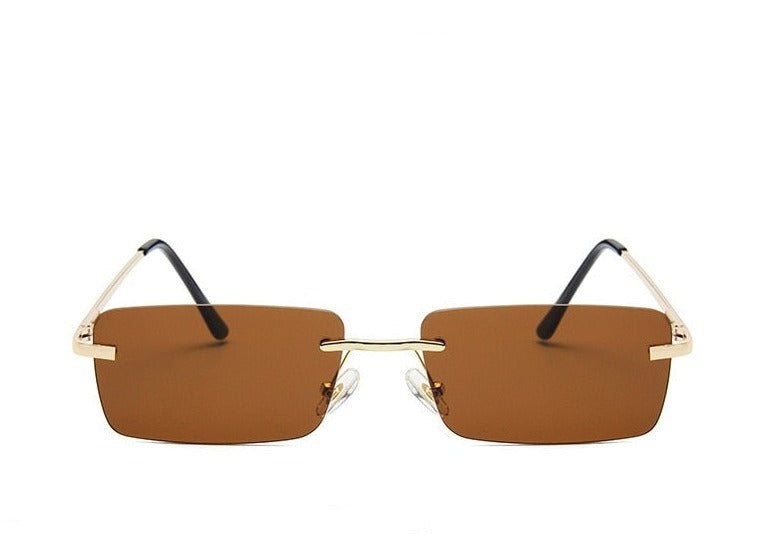 New Luxury Design  Rimless Sunglasses For Men And Womem-SunglassesCraft