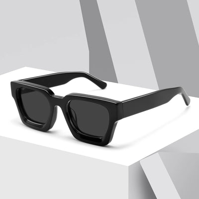 New Fashion Punk Square Sunglasses For Unisex-Unique and Classy