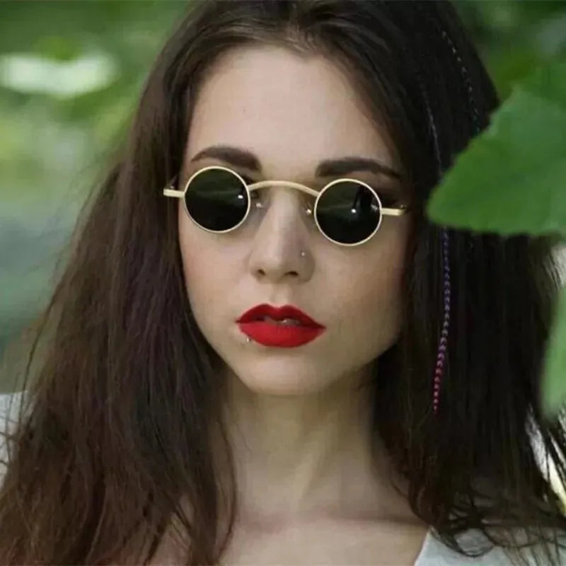 Mini Retro Round Sunglasses For Men and Women-Unique and  Classy