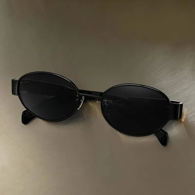 Retro Metal Frame Pilot Oval Sunglasses For Men and Women-Unique and Classy