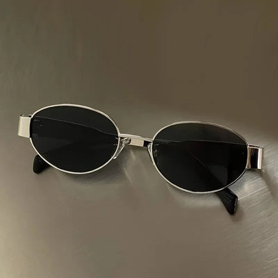 Retro Metal Frame Pilot Oval Sunglasses For Men and Women-Unique and Classy