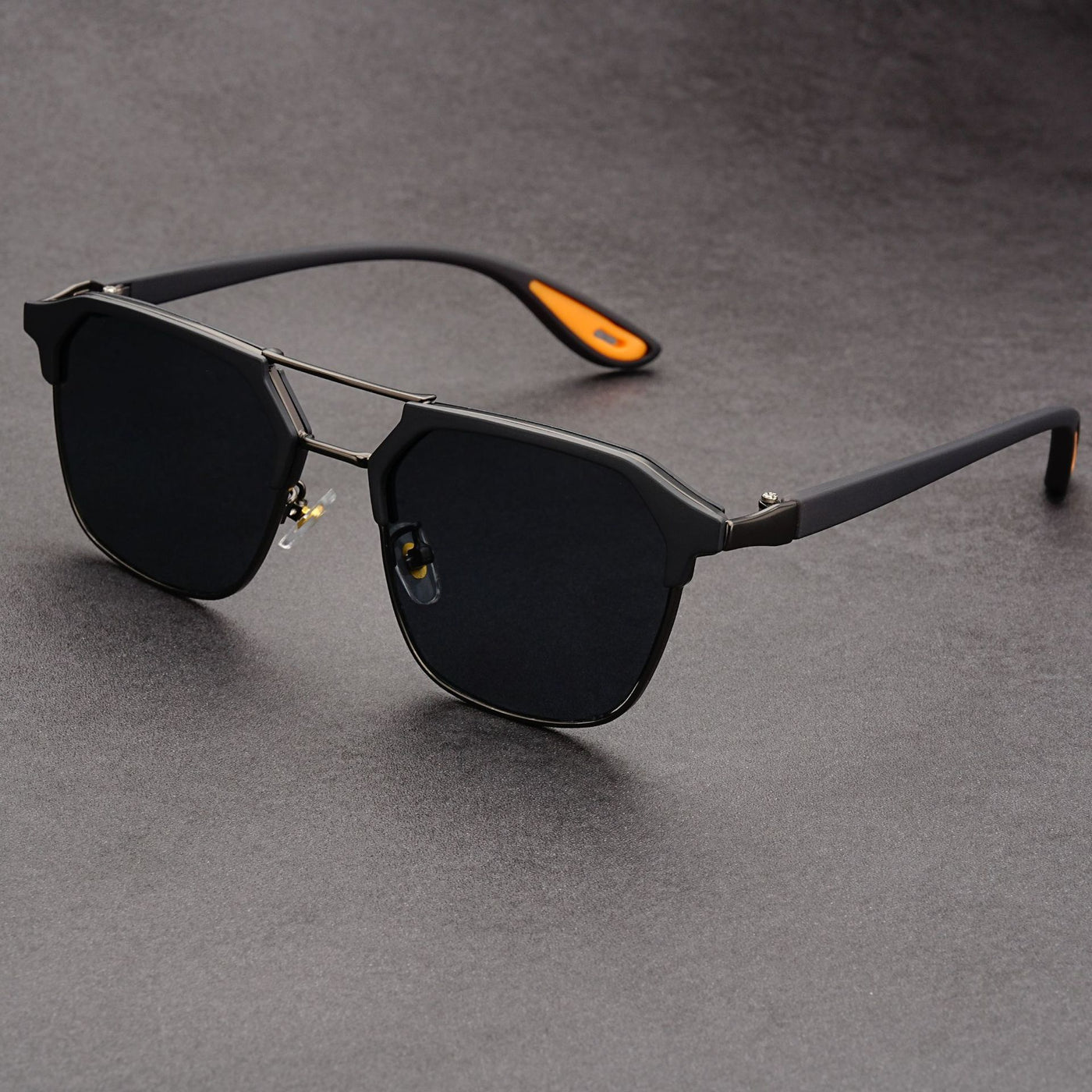 Cross-border Half Frame Polygon Sunglasses For Men and Women-Unique and Classy