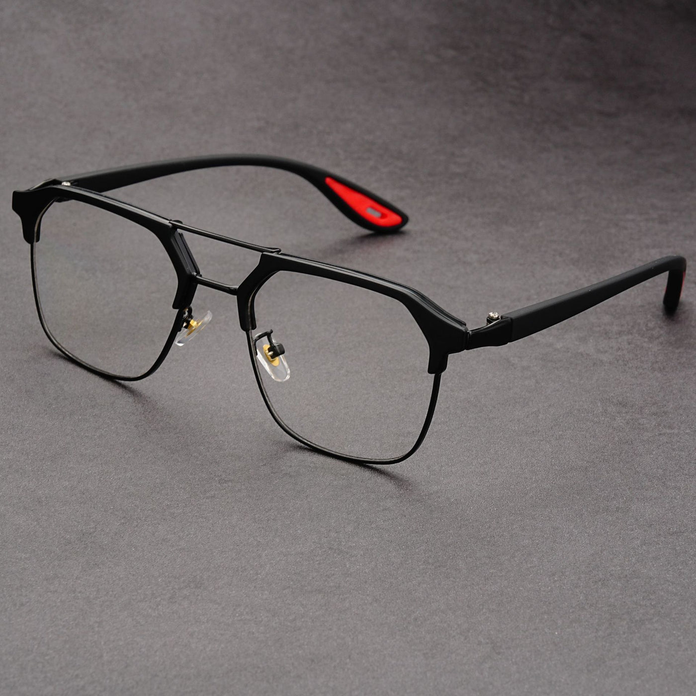 Cross-border Half Frame Polygon Sunglasses For Men and Women-Unique and Classy