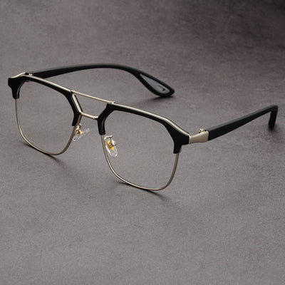 Cross-border Half Frame Polygon Sunglasses For Men and Women-Unique and Classy