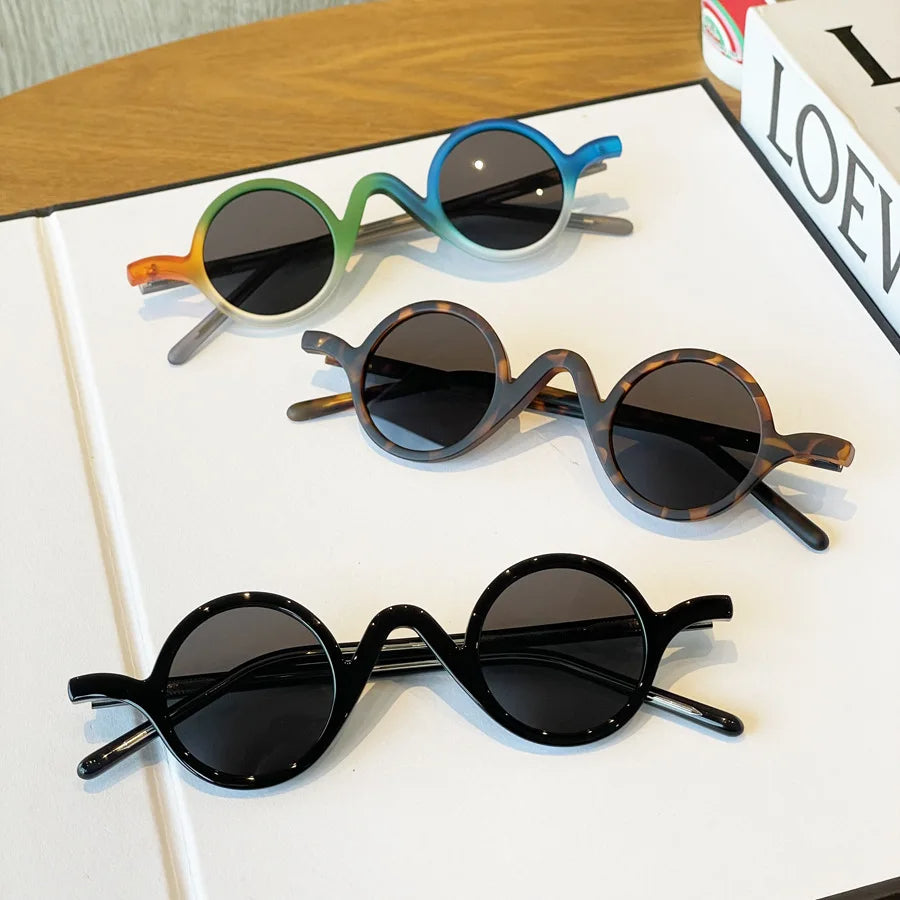 Small Frame Vintage Round Sunglasses -SunglassesCraft