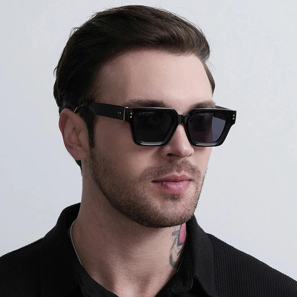 Luxury Premium Shades Designer Black Sunglasses For Unisex-Unique and Classy