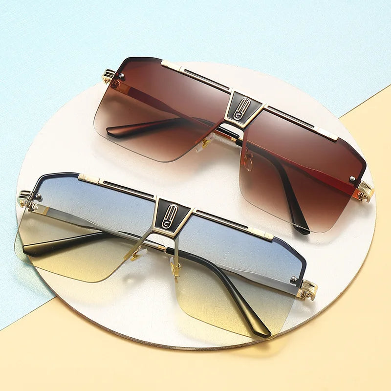 New Big Square Frame Sunglasses For Unisex-Unique and Classy