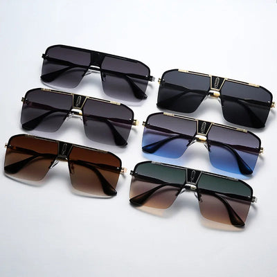 New Big Square Frame Sunglasses For Unisex-Unique and Classy