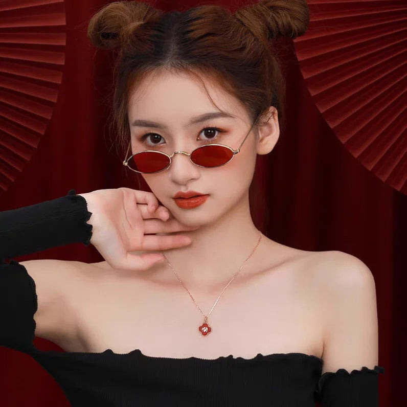 2024 New Small Oval Sunglasses for Men and  Women-Unique and Classy