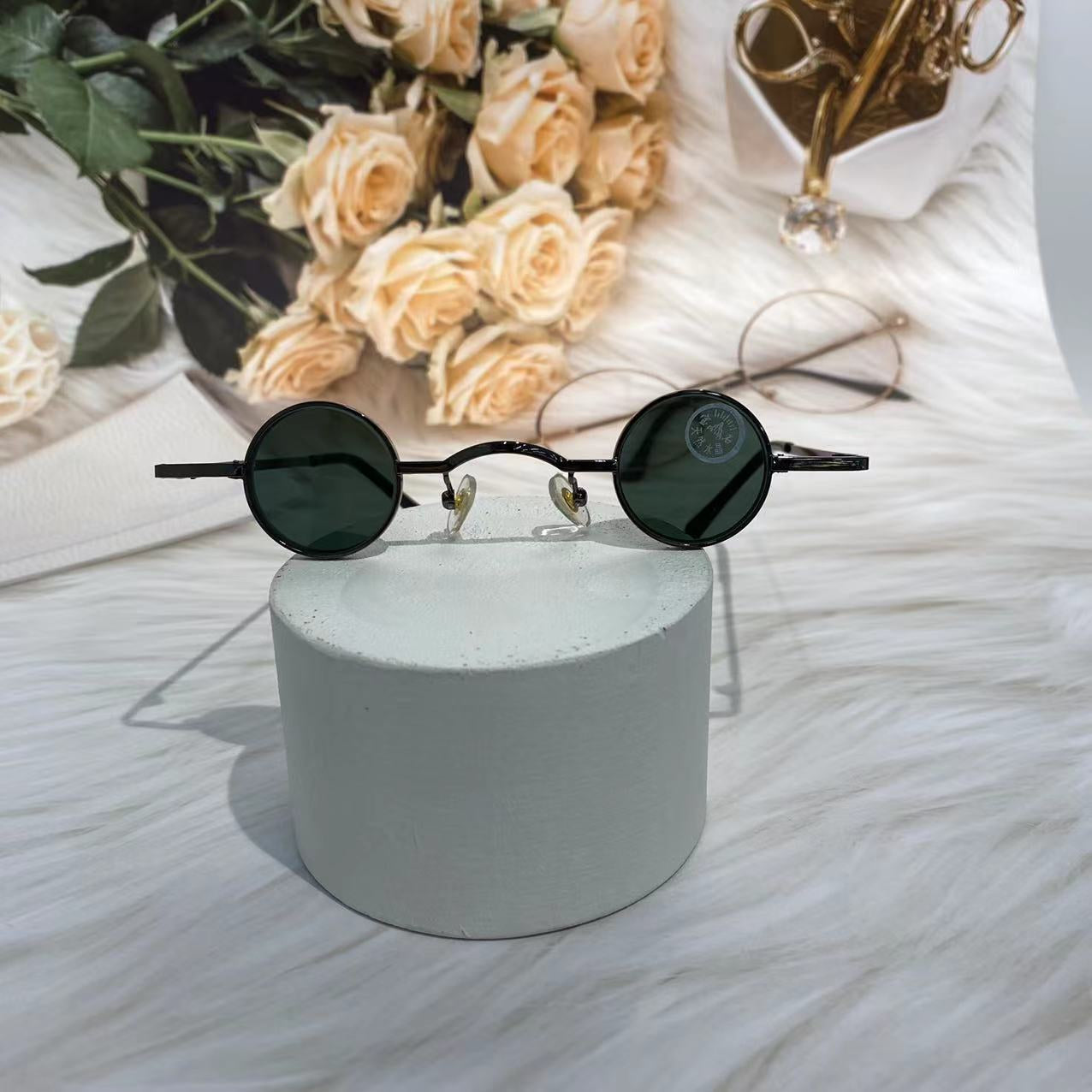 Mini Retro Round Sunglasses For Men and Women-Unique and Classy