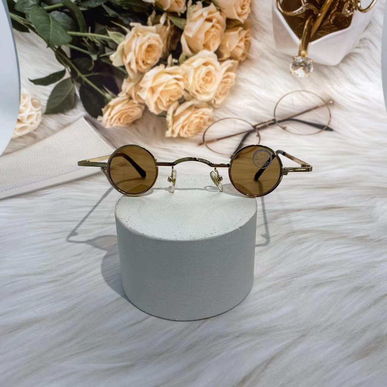 Mini Retro Round Sunglasses For Men and Women-Unique and Classy