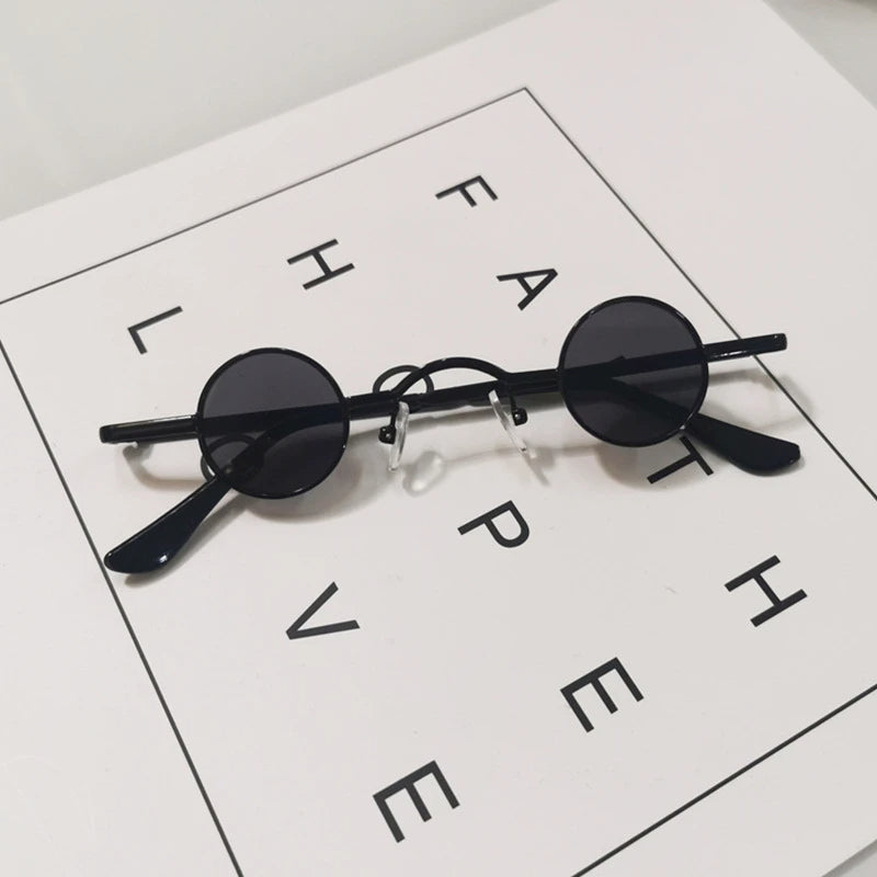 Mini Retro Round Sunglasses For Men and Women-Unique and Classy