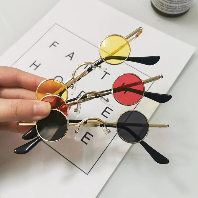 Mini Retro Round Sunglasses For Men and Women-Unique and Classy