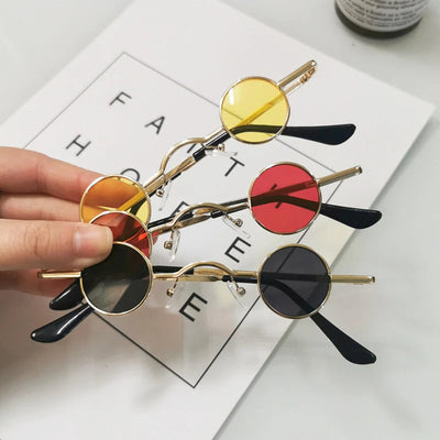 Mini Retro Round Sunglasses For Men and Women-Unique and Classy