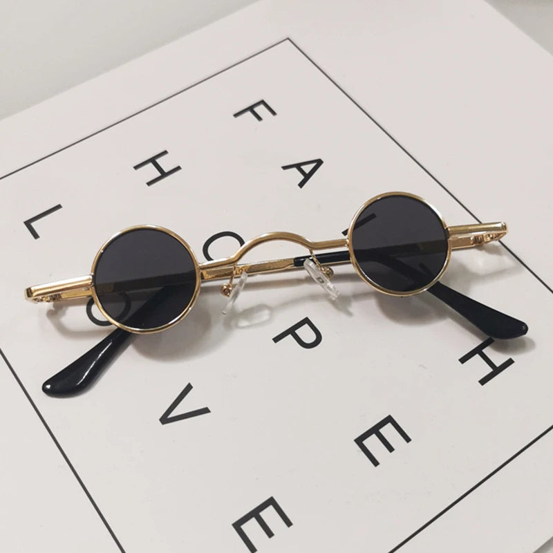 Mini Retro Round Sunglasses For Men and Women-Unique and Classy