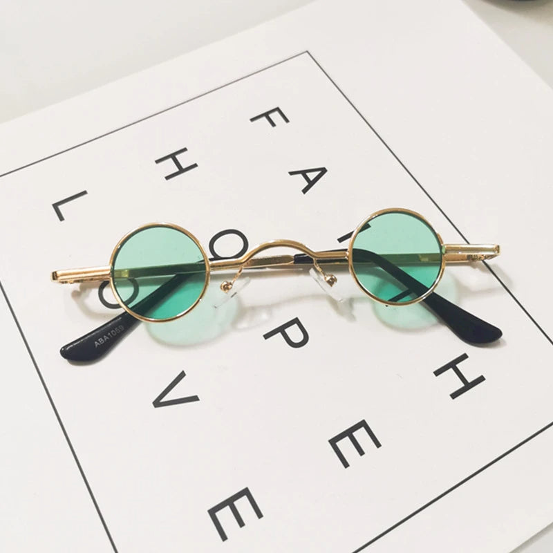 Mini Retro Round Sunglasses For Men and Women-Unique and Classy