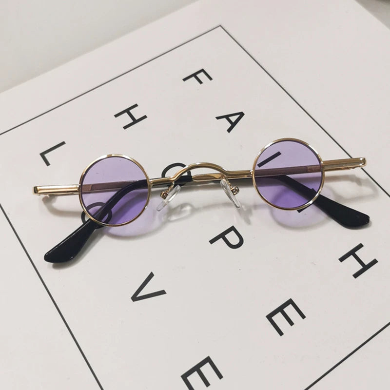 Mini Retro Round Sunglasses For Men and Women-Unique and Classy