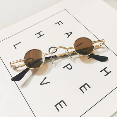 Mini Retro Round Sunglasses For Men and Women-Unique and Classy