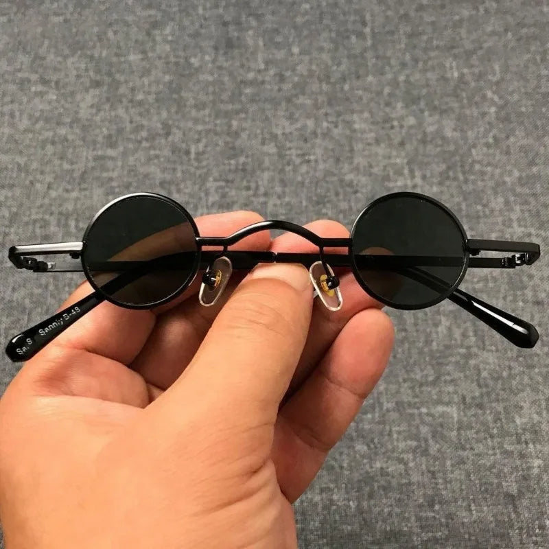 Mini Retro Round Sunglasses For Men and Women-Unique and  Classy