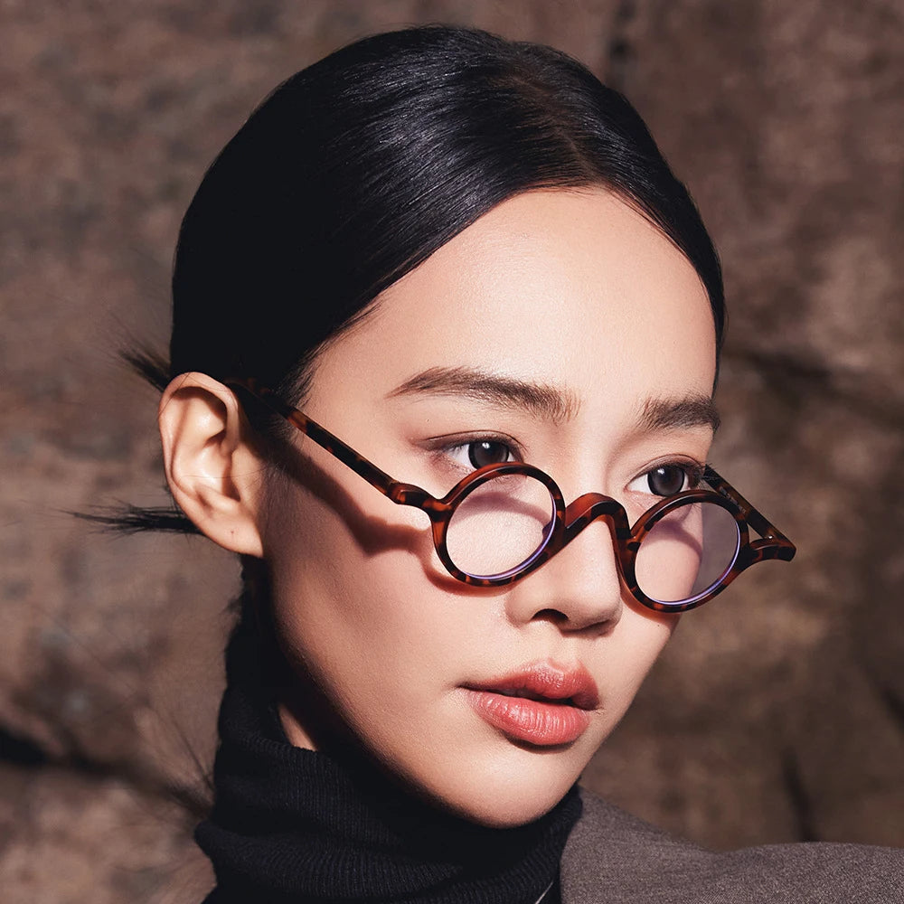 Small Frame Vintage Round Sunglasses -SunglassesCraft