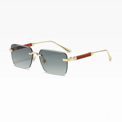 Fashionable Square Small Rectangle Sunglasses for Men and Women