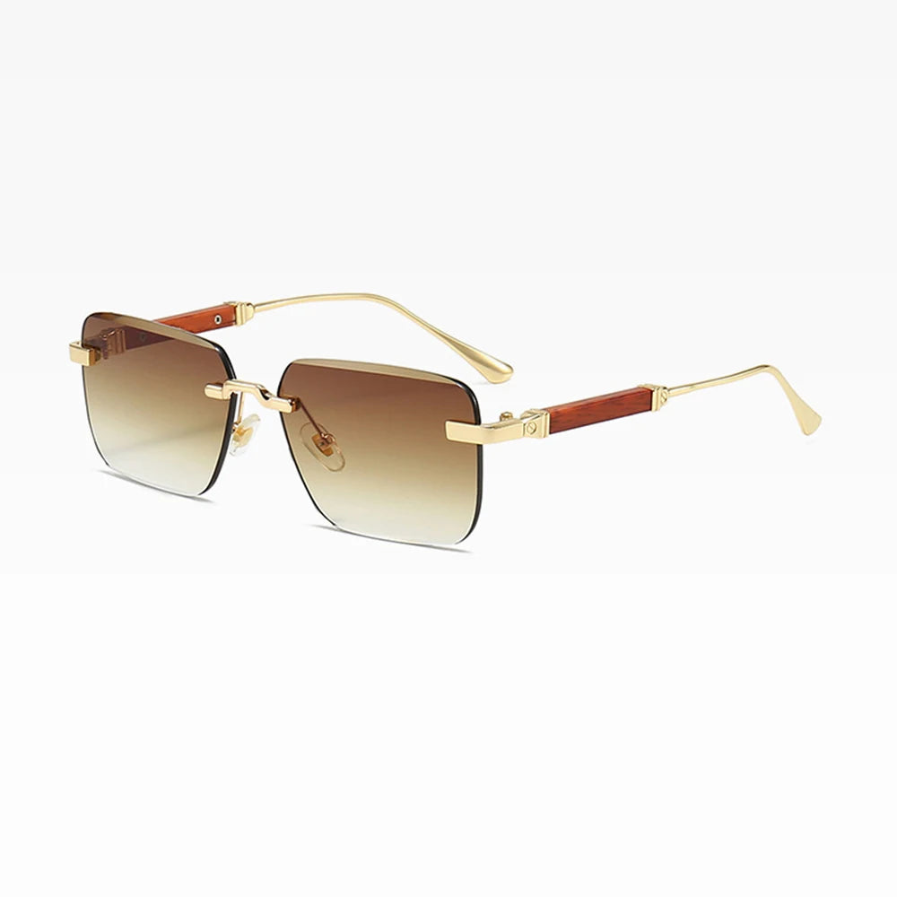 Fashionable Square Small Rectangle Sunglasses for Men and Women