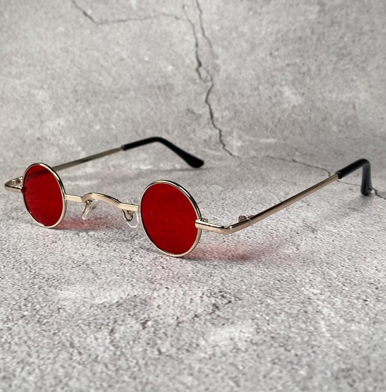 Mini Retro Round Sunglasses For Men and Women-Unique and Classy